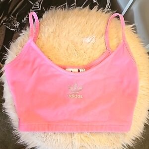 Adidas jeweled crop tank